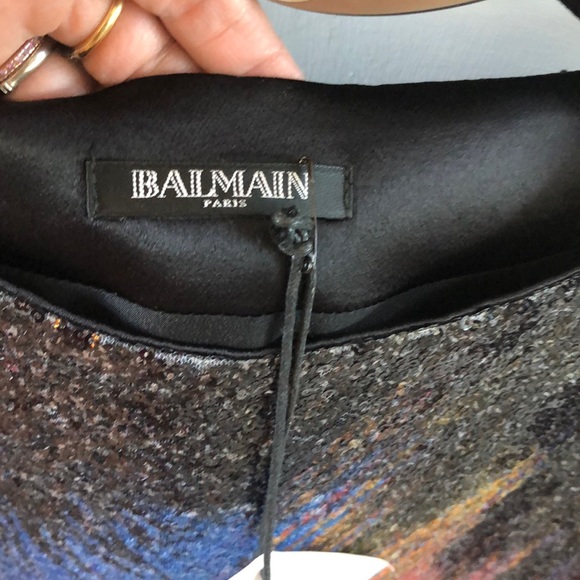 NWT-BALMAIN sequin dress - Picture 4 of 16